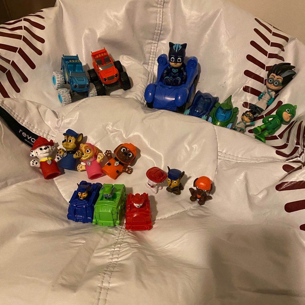 Lot of Paw Patrol, PJ Masks, & Blaze and the Monster Machine Toys